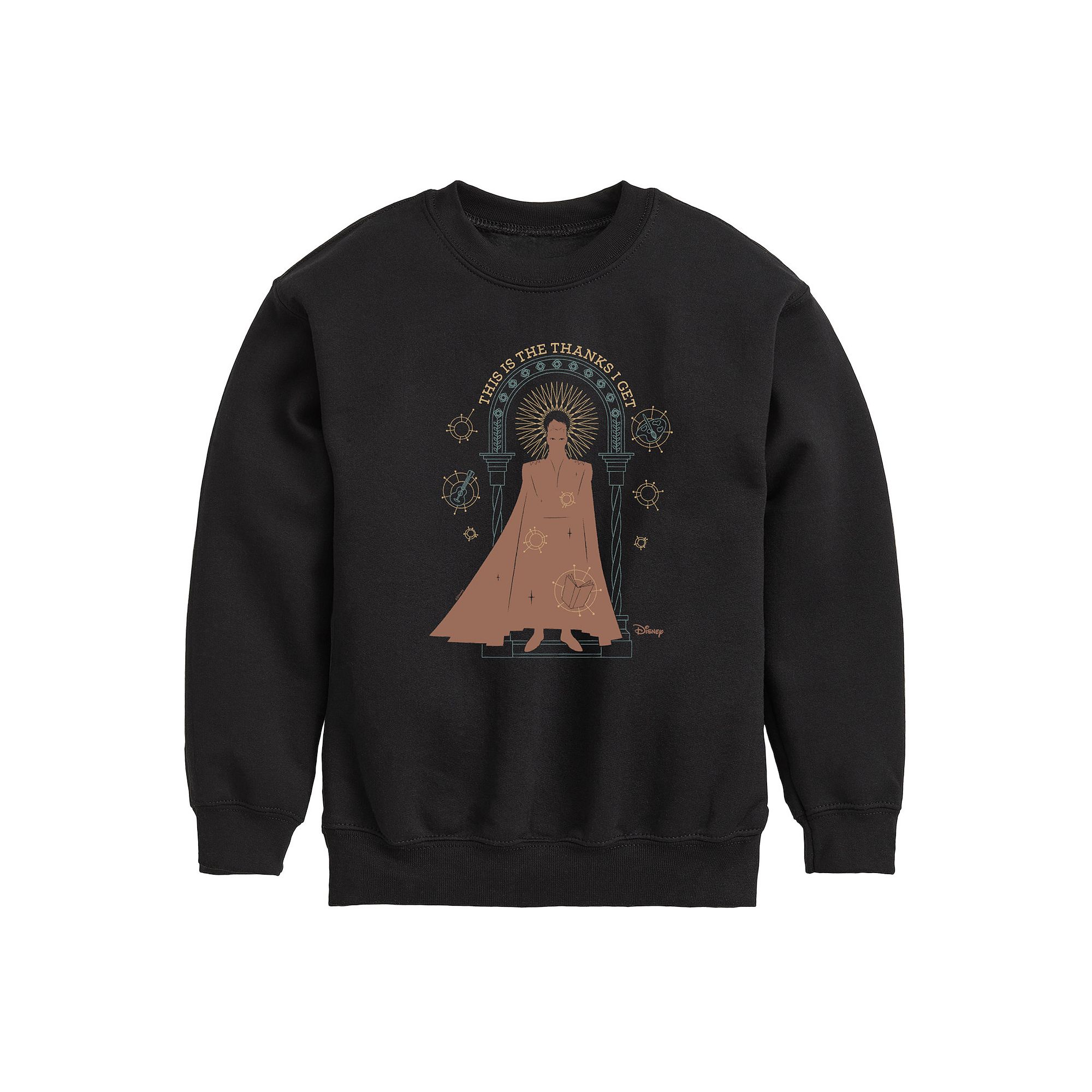 Disneys Wish Boys 8-20 King Magnifcio Fleece Sweatshirt, Boys, Size: Smal