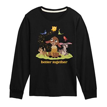 Disney's Wish Boys 8-20 Better Together Long Sleeve Graphic Tee