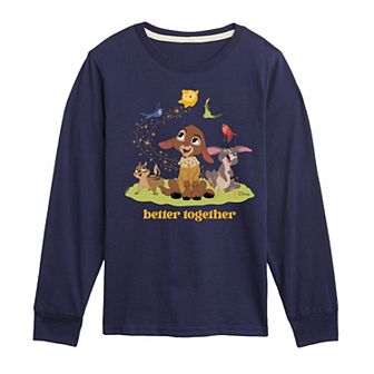 Disney's Wish Boys 8-20 Better Together Long Sleeve Graphic Tee