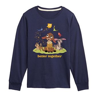 Disney's Wish Boys 8-20 Better Together Long Sleeve Graphic Tee