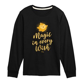 Disney's Wish Boys 8-20 Magic In Every Wish Long Sleeve Graphic Tee