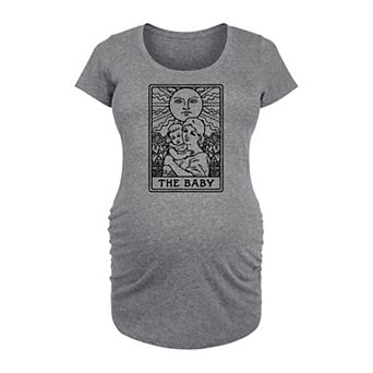 Maternity The Baby Tarot Card Graphic Tee
