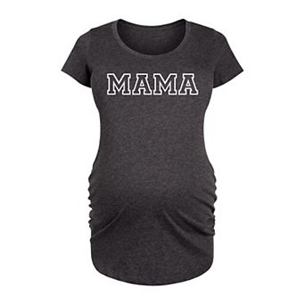 Maternity Mama Block Letters Graphic Tee