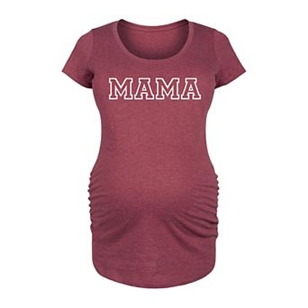 Maternity Mama Block Letters Graphic Tee