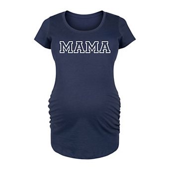 Maternity Mama Block Letters Graphic Tee