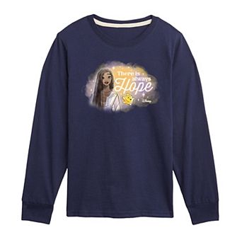 Disney's Wish Boys 8-20 There Is Always Hope Long Sleeve Graphic Tee