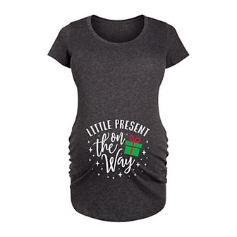 Maternity Little Present On The Way Graphic Tee