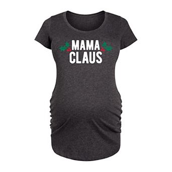Maternity Mama Claus Graphic Tee