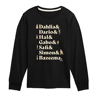 Disney's Wish Boys 8-20 Characters Long Sleeve Graphic Tee