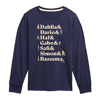 Disney's Wish Boys 8-20 Characters Long Sleeve Graphic Tee