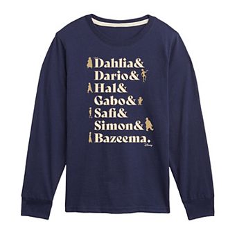 Disney's Wish Boys 8-20 Characters Long Sleeve Graphic Tee