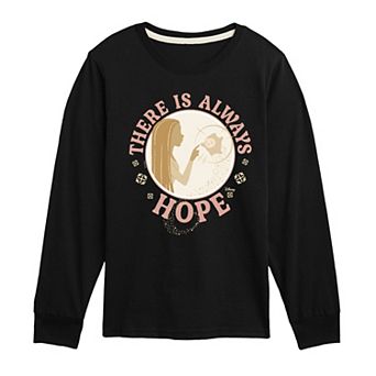 Disney's Wish Boys 8-20 There Is Always Hope Long Sleeve Graphic Tee