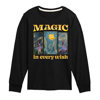 Disney's Wish Boys 8-20 Magic In Every Wish Long Sleeve Graphic Tee