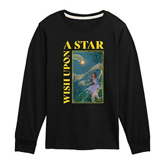 Disney's Wish Boys 8-20 Upon A Star Long Sleeve Graphic Tee