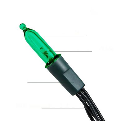 Twinkle Star 50 Led Battery Operated Christmas Lights 16 Ft Mini String Lights