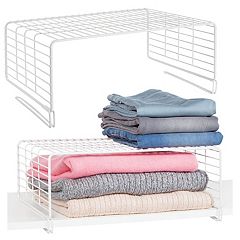 Juvale 6 Pack Clear Plastic Shelf Dividers For Closet Organizers