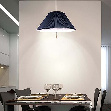 Shape Changing LED Pendant Lamp with Lampshade