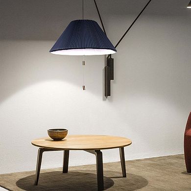 Shape Changing LED Pendant Lamp with Lampshade