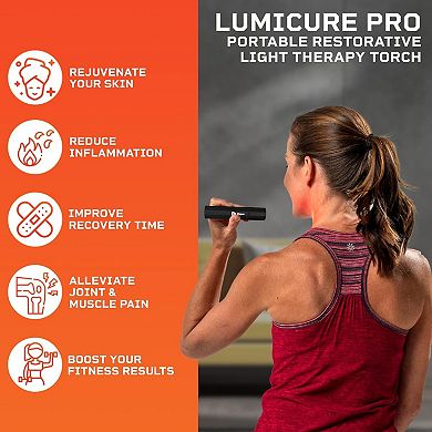 LifePro LumiCure Portable Restorative Light Therapy Torch for Body & Face