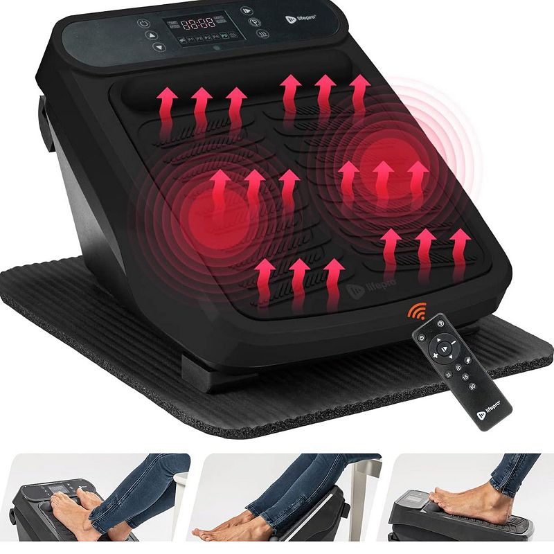 LifePro VibraFlow Foot Massager, Black