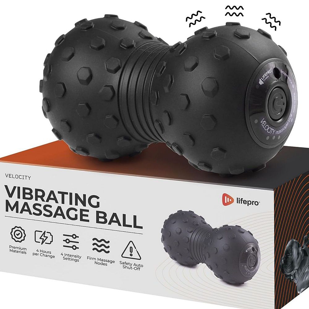 LifePro Velocity Vibrating Ball 2.0, Black