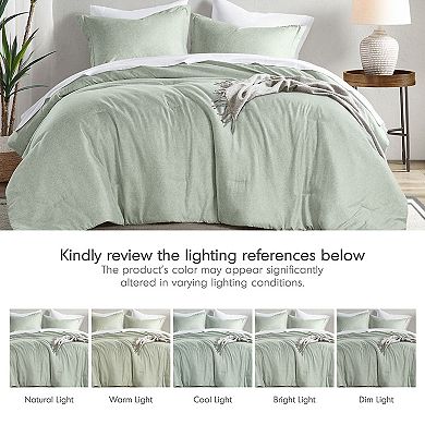 510 Design Camden Chambray Print Solid Comforter Set