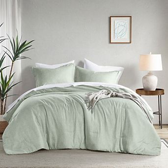 510 Design Camden Chambray Print Solid Comforter Set
