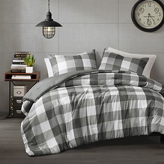 510 Design Jonah Plaid Check Printed Comforter Set