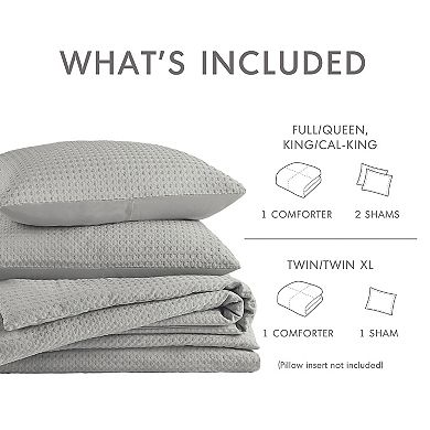 510 Design Mina Waffle Weave Textured Comforter Set
