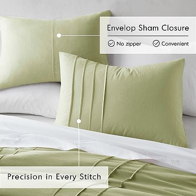 510 Design Porter Soft Washed Pleated Comforter Set