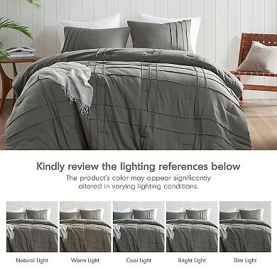 510 Design Porter Soft Washed Pleated Comforter Set