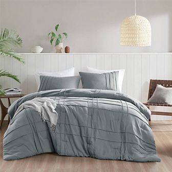 510 Design Porter Soft Washed Pleated Comforter Set
