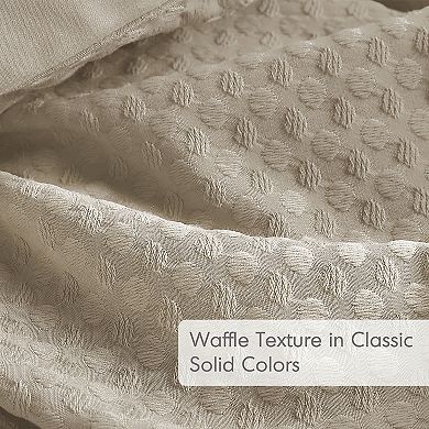 510 Design Mina Waffle Weave Textured Duvet Cover Set