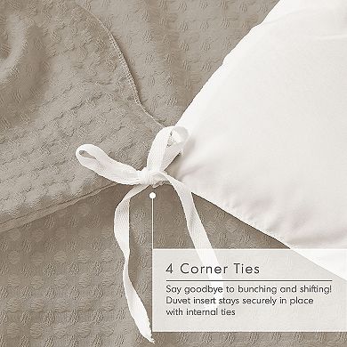 510 Design Mina Waffle Textured Duvet Cover Set