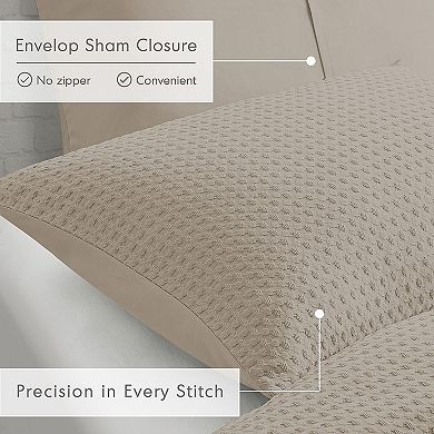 510 Design Mina Waffle Textured Duvet Cover Set