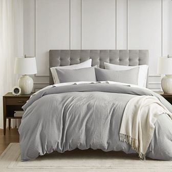 510 Design Mina Waffle Textured Duvet Cover Set