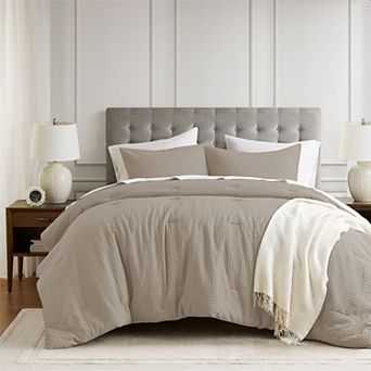 510 Design Mina Waffle Textured Duvet Cover Set