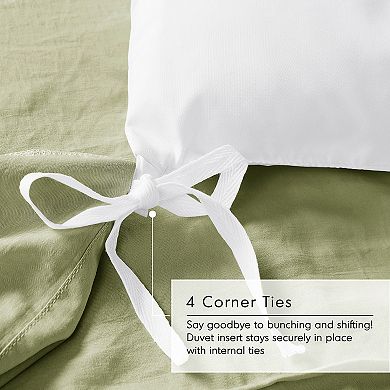 510 Design Porter Soft Washed Pleated Duvet Cover Set