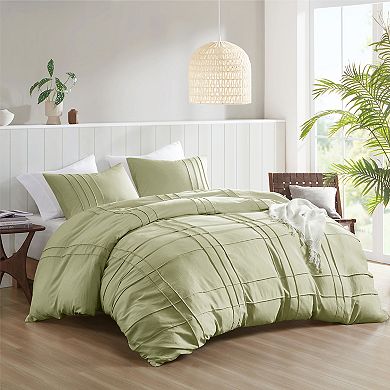 510 Design Porter Soft Washed Pleated Duvet Cover Set