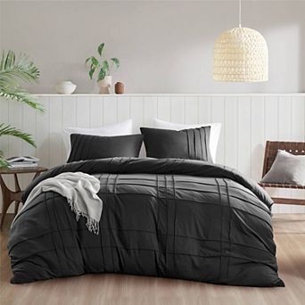 510 Design Porter Soft Washed Pleated Duvet Cover Set
