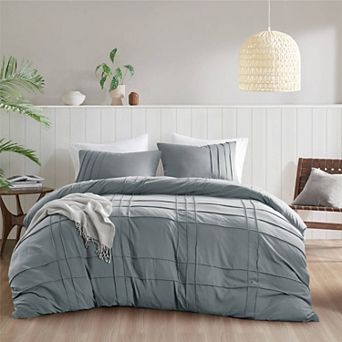510 Design Porter Soft Washed Pleated Duvet Cover Set