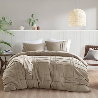 510 Design Porter Soft Washed Pleated Duvet Cover Set