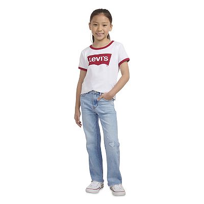 Girls 4 6x Levi s Wide Leg Jeans