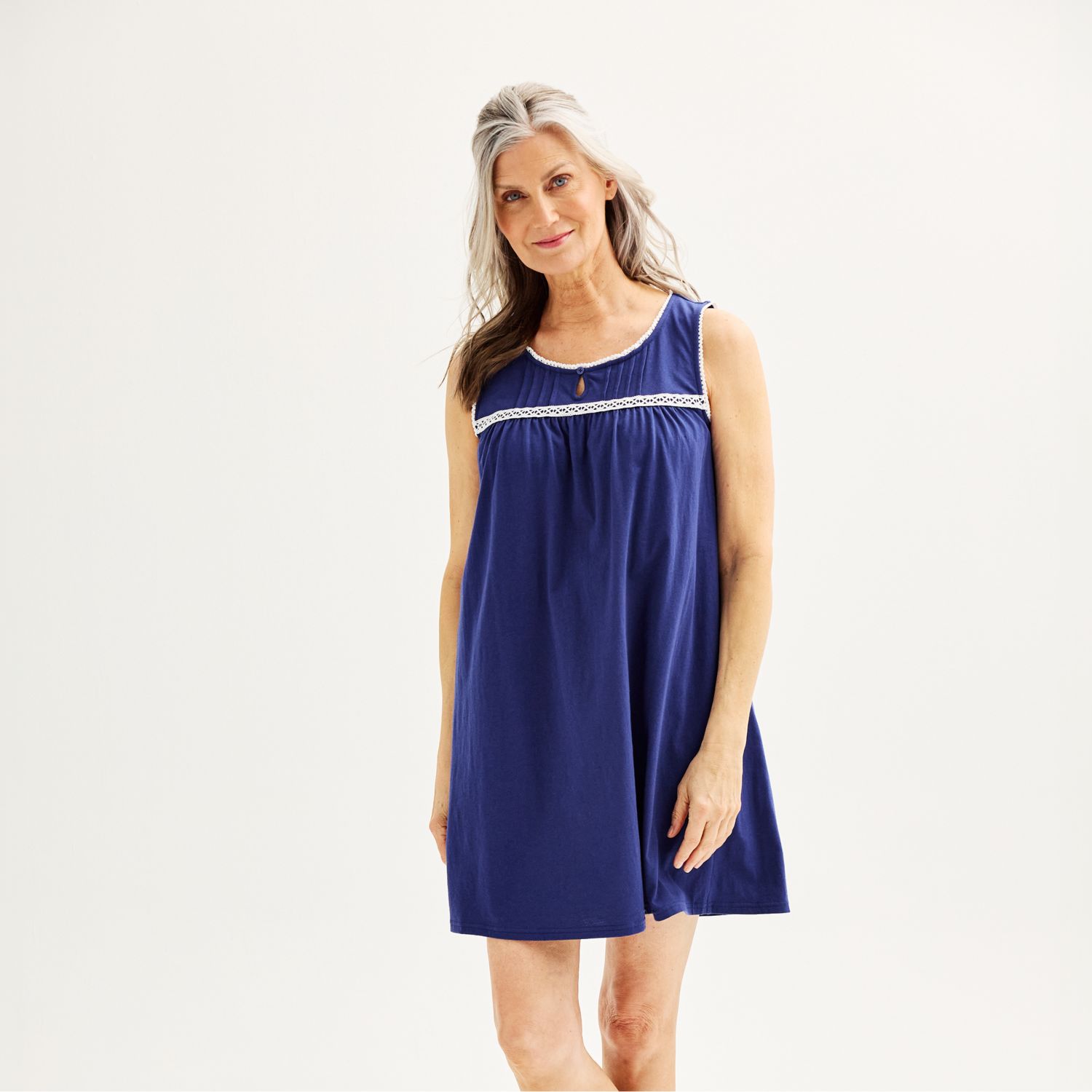 Camicia Da Notte Estiva Mezza Manica Fresca Hoana 20769 Allattamento - Foto 4