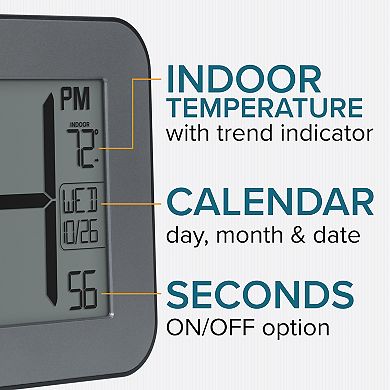 La Crosse Technology Large Time Atomic Digital Clock