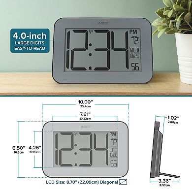 La Crosse Technology Large Time Atomic Digital Clock