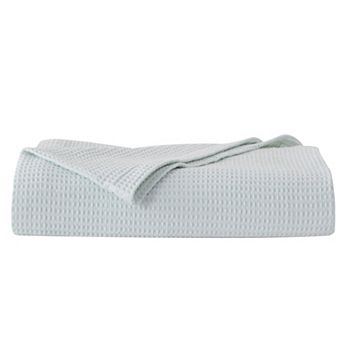 Madelinen Cotton Waffle Weave Knit Throw