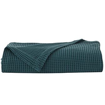 Madelinen® Soft Breathable Waffle Weave Knit Blanket