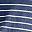 White Navy Stripe