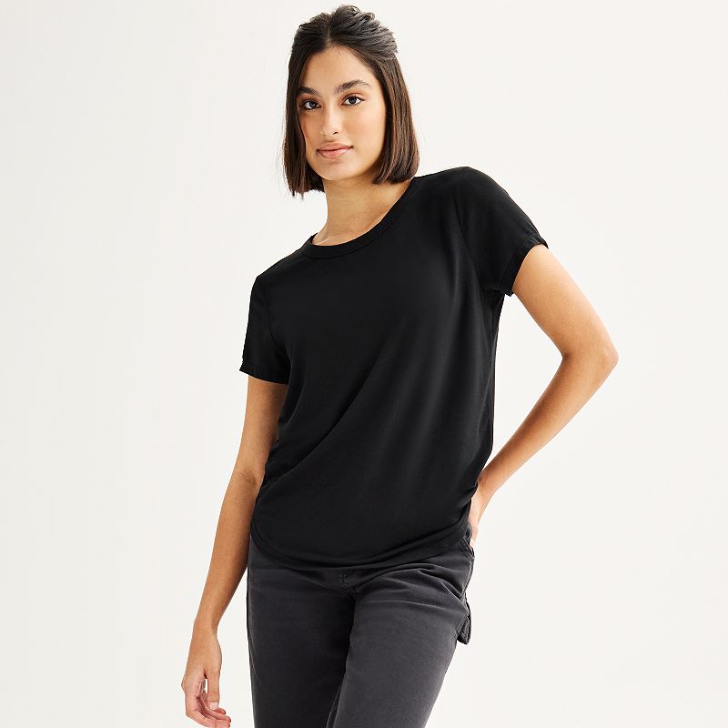 Juniors' SO® Short Sleeve Crewneck Tee